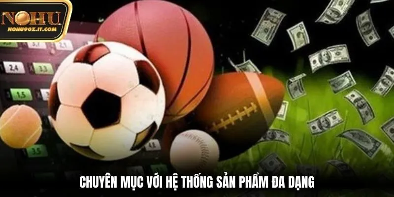 Chuyên mục với hệ thống sản phẩm đa dạng