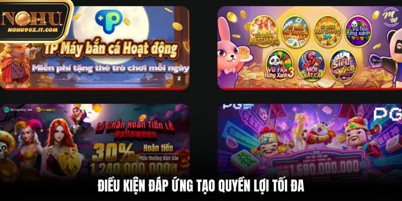 Điều kiện đáp ứng tạo quyền lợi tối đa